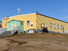 07B St Timothys Anglican Church Close Up In Pond Inlet Mittimatalik Baffin Island Nunavut Canada For Floe Edge Adventure
